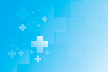 geometric medical cross shape medical and technology 