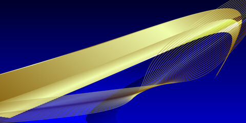 Luxury blue gold background