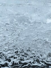 Ice close up background texture
