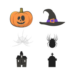 Halloween labels for Halloween decorations 