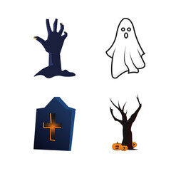 Halloween labels for Halloween decorations 