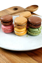 Colored macaroons