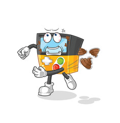 gameboy throwing shit vector