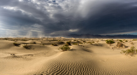 Death  Valley Sand Dunes sand storm