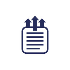 export data icon for web and apps