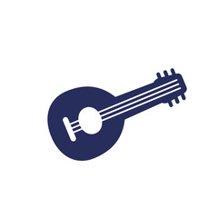lute icon on white, vector