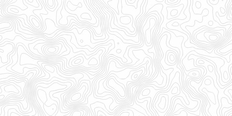 Black and white seamless pattern and White paper texture abstract pattern with lines topographic map background. Line topography map contour background, geographic grid. Abstract vector illustration.	