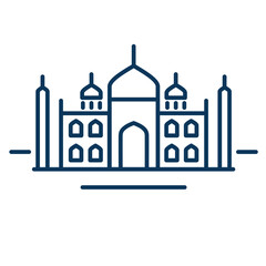 Сonceptual travel icon. Vacation location search. Landmarks signs.