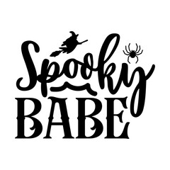 Spooky babe Retro svg