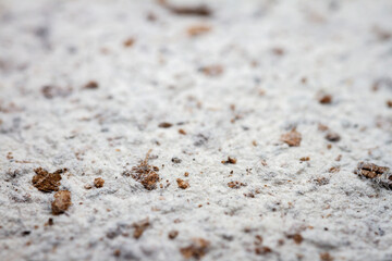 Extreme closeup of gray handmade paper