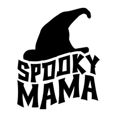 Spooky mama Retro svg