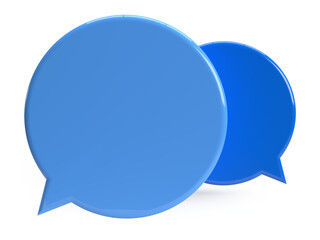 3d chat bubble talk