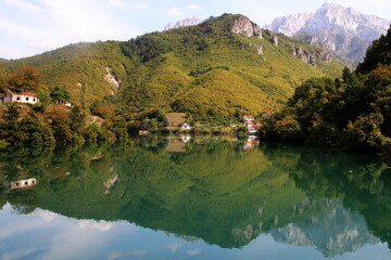 Fototapeta premium Mountain reflection