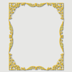 Frame, in the style of an ornament, Vector illustration eps 10, Art.