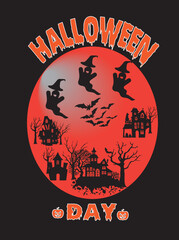 This is Halloween Design, Color changeable and printable