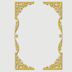 Frame, in the style of an ornament, Vector illustration eps 10, Art.