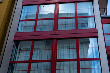 reflections of buildings in A Coru&ntilde;a city