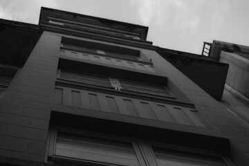 reflections of buildings in A Coru&ntilde;a city