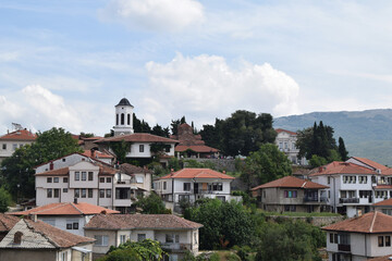 Obraz premium view of the city of Ohrid in Northern Macedonia