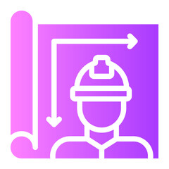 engineer gradient icon
