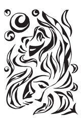 Tribal tattoo design