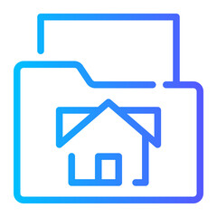 home document gradient icon