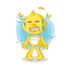 chick cold illustration. character vector © dataimasu