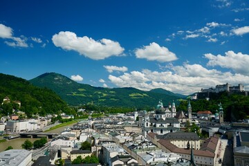 Fototapeta na wymiar Salzburg Austria 2022 June