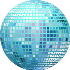 Disco dance party ball icon