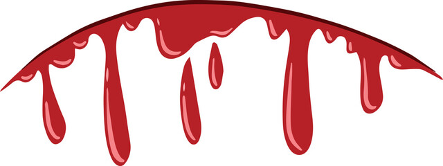 Blood Wound Splatter Illustration

