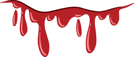 Blood Wound Splatter Illustration
