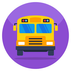 An icon design of bus