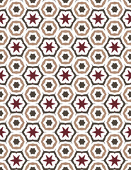 Geometric pattern. Seamless vector background. Ethnic graphic design.