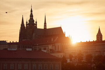 Fototapeta na wymiar View of Prague, capital of Czech republic.