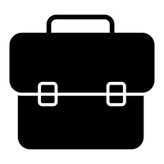 An icon design of business bag, briefcase vector