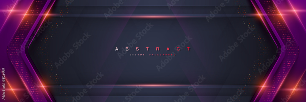 Canvas Prints abstract black and purple light rays effect background. abstract trendy geometric vector background.