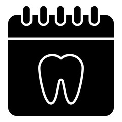 Dentist appointment icon, editable vector