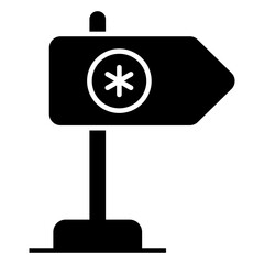 An icon design of medical board