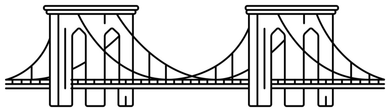 Fototapeta New York City icon design element