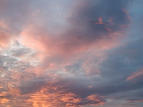 sunset sky with clouds © Юлия Мирошниченко