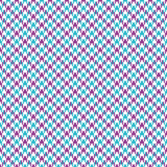 Houndstooth diagonal pattern seamless swatch and global colors