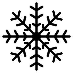 Snowflake icon, fill style.