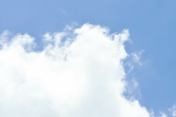 sky background or white cloud and blue sky