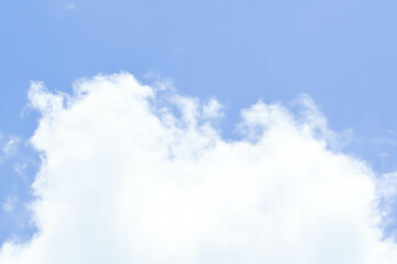 Obraz premium sky background or white cloud and blue sky