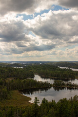 clouds over the river