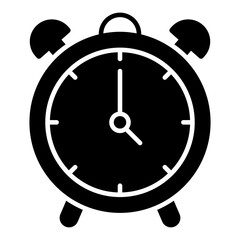 Modern design icon of alarm clock