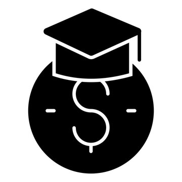 Editable Design Icon Of Educational Grant 