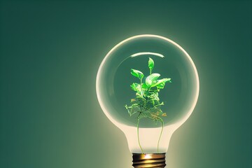 nature in the bulb
