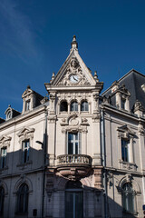 Obraz premium Detail of the architecture of the buildings of the city of Dijon 