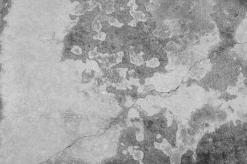 Old Concrete wall In black and white color, cement wall, broken wall, background texture